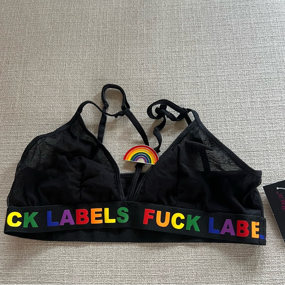 Fun pride bralette